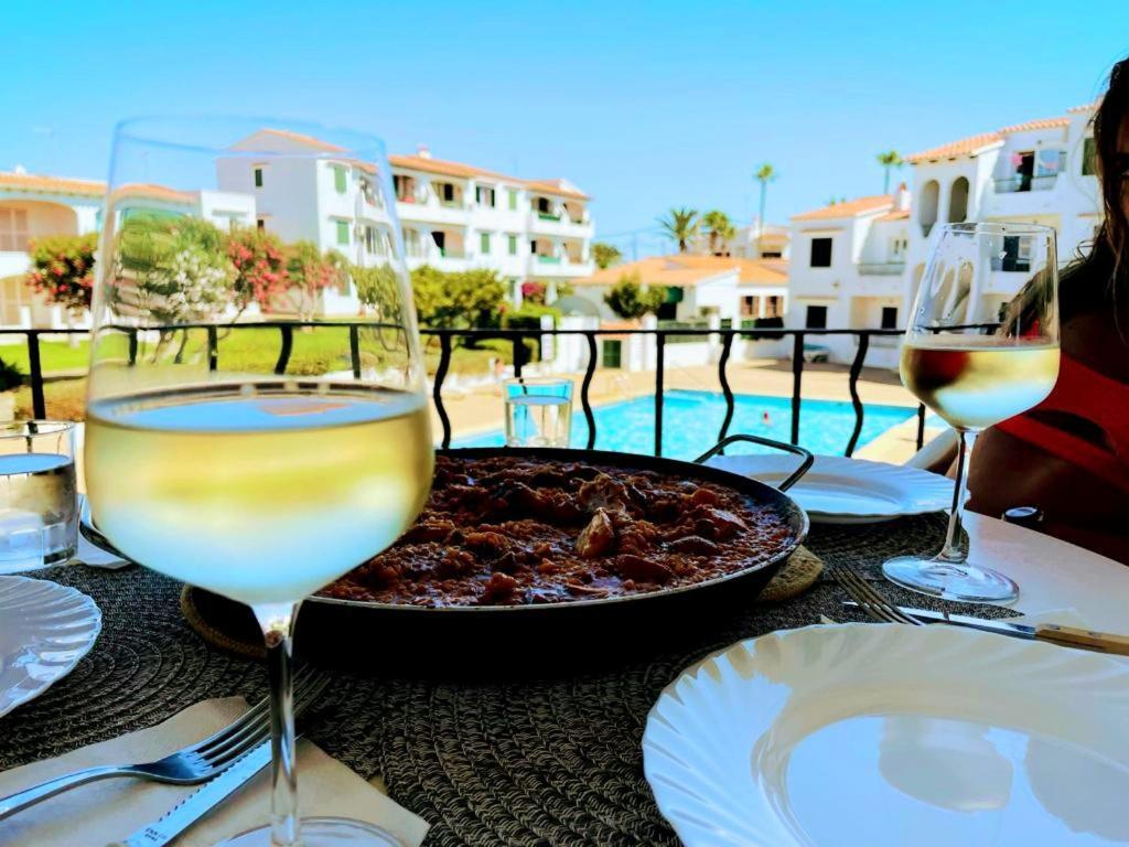 Precioso Apartamento Residencial Con Piscina Cala En Porter  Exterior photo